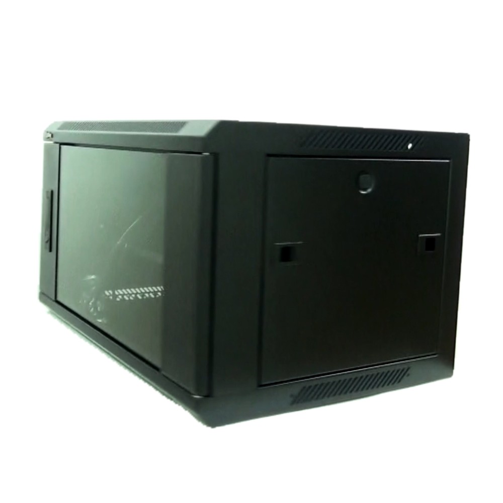 Armario Rack Mural 19&quot; Serie GLOBAL 1 cuerpo 6U, fondo 450 mm, con accesorios